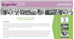 Desktop Screenshot of engender.org.za