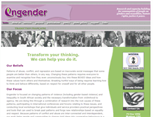 Tablet Screenshot of engender.org.za